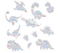 OPVYAEU 24 Pezzi Adesivi per Zanzariere Anticollisione a Forma di Uccelli Decorativi Sun Catcher Sticker Pellicola Adesiva per Vetri Finestre Protezione Anticollisione Uccelli Decorazione Finestre