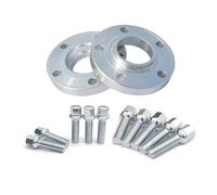 OPYJRL Adattatore Mozzo Ruota 15/20MM 5x112-66.6 + 10 Bulloni Distanziali per Ruote per Classe E Classe C per CLA Parti di Ricambio(15mm Silver Color)