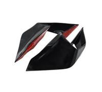 OPYJRL Parti Decorative Carenatura per Parabrezza con Spoiler Ad Ala Fissa per Moto, Alettoni Aerodinamici, Pannelli Laterali per Ninja 400 2018-2023(Bright Black)