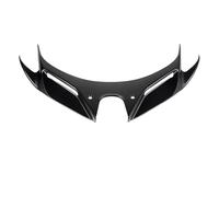 OPYJRL Parti Decorative per Ninja 400 per Ninja 250 2018-2025 Carenatura Anteriore per Moto Alette Alettone Aerodinamico Alette Laterali Spoiler(Nero)
