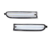 OPYJRL Parti esterne dell'auto Indicatore Direzione Sequenziale Guida Fendinebbia DRL Per Per Rav4 1996-1997 Bianco DRL Ambra Lampeggiante(Clear Lens)