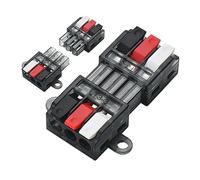 Opzioni confezione da 10 o 5 coppie Morsettiere a connessione rapida serie LT, tipi a pulsante e spina, 0,2-4 mm² Striscia di connessione(LT-3-3M (5-pair))