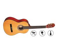 Oqan QGC-25 Pack con Custodia Poggiapiedi e Accordatore Pack Chitarra Classic...