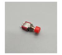 OQATNXUR 5 interruttori a levetta DS-612, 3 pin, C-NO-NC, 6 mm, momentaneo, auto-reset, ON-(ON), 5 A/120 V, 6 colori (rosso)