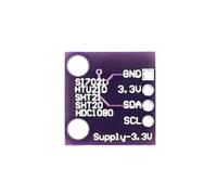 OQEGRGTT 10 Pezzi/Lotto GY-213V-HTU21D HTU21D I2C Sensore di umidità e Temperatura/Sostituisce Il modulo SHT21 SI7021 HDC1080