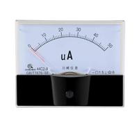 OQEGRGTT 44C2-A DC 0-50uA 100uA 500uA puntatore Micro-amperometro DC Classe 1.5 Amperometro analogico Misuratore da Pannello(0-1mA)
