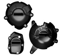 OQHBSJYZ Coperchio Basamenti Motore Adatto for Kawasaki Z900/SE 2017-2023 Moto Paramotore Frizione Statore Copertura Caduta Accessori Dispositivo di Protezione Coperchio Frizione Moto(1 Set)