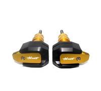 OQHBSJYZ Tamponi Paratelaio Moto for Honda CB600 Hornet 600 900 Moto Anti-Goccia Blocco Protettivo Paratelaio Carenatura Guard Anti Crash Caps(Gold)