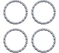 OQKAHIV 4 Pezzi Bicicletta Bici Auricolare Gabbiato Cuscinetto a Sfera Corsa Ciclismo Cuscinetti, Sfera Corsa Ciclismo, Adatto per Biciclette Normali, Mountain Bike, ECC