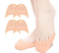OQKAHIV per Scarpe da Ballo a Punta, 2 paia di salvapunte in silicone gel per avampiede e metatarsi, Puntali Morbidi e Comodi, protezione per i piedi, ideale per scarpe da balletto e danza classica