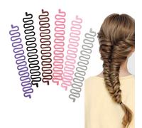 OQKAHIV Set da 6 strumenti per acconciare i capelli con la lavorazione a maglia, dallo stile francese: clip, twist, treccia e lisca di pesce, Accessori per capelli fai da te per ragazze alla moda,