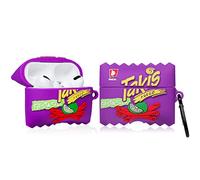 Oqplog Custodia per Airpod Pro/3 - Taki Biscuit, Food Design carino 3D Cartoon divertente Kawaii per AirPods 3 ° Cover in silicone morbido alla moda divertente elegante Air Pods Pro custodia per