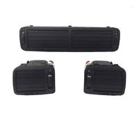 OQRDVVTT Griglia Ventilazione Griglia di Ventilazione Centrale per VW per P&assat B5 1997-2005 Nera per Cruscotto Anteriore Aria Condizionata E Riscaldamento(1set)