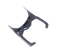 OQRDVVTT Rifiniture Interne Auto Accessori Interni Auto Cornice Porta Bicchiere d'Acqua Anteriore Rivestimento per Toyota RAV4 RAV 4 2019 2020 2021 2022 2023 2024 Trim Accessori(Fibra di Carbonio)