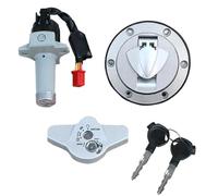 OQRDVVTT Tappi Serbatoio Carburante Moto Set di Lucchetti Antifurto per Interruttore di Accensione E Tappo Serbatoio Carburante per Moto per Benelli VLM VLC(6-Hole Fuel cap)