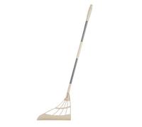 OQSM, scopa magica multifunzione 2 in 1indoor in silicone, spazzatrice regolabile con tergivetro e manico telescopico per piastrelle, doccia, pavimento (beige)