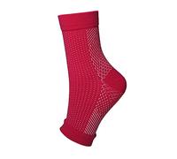 OQSM SootheSocks Plantar Fasciitis Socks Foot Compression Sleeve Foot Braces for Women Men Feet Pain Relief Sore Feet Relief Soothe Socks (L-XL,Rose Red)