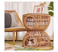 oR3sB4jE Tavolino centrale Tavolino con cuccia for gatti, comodino multiuso for, tavolino da caffè for, materiale resistente ai graffi, for soggiorno, camera letto, balcone Ripiano contenitore