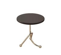 oR3sB4jE Tavolino centrale Tavolino da tè retrò, tavolino rotondo, laterale for divano, balcone, finestra a bovindo, comodino, portaoggetti Ripiano contenitore(Nero,Grande)