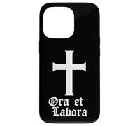 ORA ET Labora - Preghiera e lavoro - Cattolico Custodia per iPhone 13 Pro