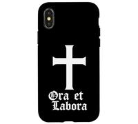 ORA ET Labora - Preghiera e lavoro - Cattolico Custodia per iPhone X/XS