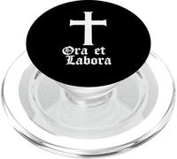 ORA ET Labora - Preghiera e lavoro - Cattolico PopSockets PopGrip per MagSafe