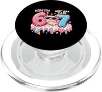 Ora ho 6 anni l'anno prossimo sarò 7 Axolotl Ice Cream 67 Compleanno PopSockets PopGrip per MagSafe