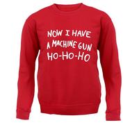 Ora I Hanno Un Pistola Ho-Ho-Ho - Adulti Felpa/Maglione - Natale Divertente Die