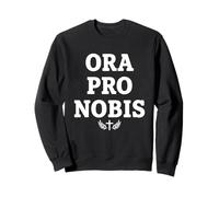 Ora PRO No roce Religiosa Latina Preghiera Cristiana Felpa