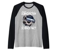 Ora Scienza Fiction Diventa Fatto SCIENTIFICO Viaggi nello Spazio Maglia con Maniche Raglan