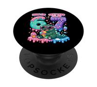 Ora sono 6 Il prossimo anno sarò 7 Kaiju Ice Cream 67 Meme Bday PopSockets PopGrip Adesivo