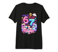 Ora Sono 6 Il Prossimo Anno Sarò 7 Pony colorato 67 Meme Birthday Maglietta Premium