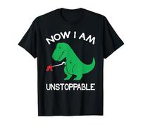 Ora Sono inarrestabile Divertente Umorismo sui Dinosauri T-Rex Maglietta