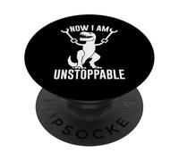 Ora sono un inarrestabile dinosauro di t-rex divertente PopSockets PopGrip Adesivo