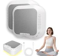 Ora Sound Machine Solfeggio Frequenze, macchine audio portatili con rumore bianco con 28 suoni lenitivi, 3 modalità timer, luce notturna morbida a 3 colori, macchine per il rumore bianco per il relax