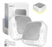 Ora Sound Machine Solfeggio Frequenze, Solfeggio Frequenze Sound Machine con 28 suoni lenitivi e 3 modalità timer, macchina per il suono del rumore bianco per il relax del sonno (2 pezzi)