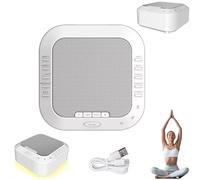 Ora Sound Machine Solfeggio Frequenze, White Noise Sound Machine, 28 suoni lenitivi, tre modalità di temporizzazione, luce notturna morbida a 3 colori, macchina audio portatile per meditazione e yoga