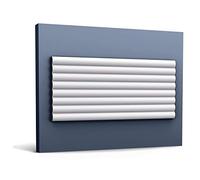 3D Rivestimento murale Orac Decor W110 MODERN HILL pannello parete elemento decorativo design moderno bianco 2 m