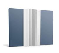 Orac 3D Rivestimento murale WX210 REED 200 cm x 1,3 cm x 25,5 cm Polistirene estruso (HDPS) primerizzato