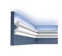 Cornice per illuminazione indiretta - Orac Decor - L200xP3,4xH8,3 cm - C324