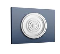 Orac Rosone soffitto parete R08 Ø 38 cm x 4,2 cm Poliuretano espanso rigido primerizzato