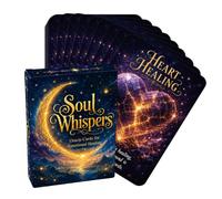 Oracle Cards, 50 pezzi Intuition Oracle Deck Set Spiritual Fortune Telling | 50 pezzi di design intuitivo per raccontare la fortuna spirituale, mazzo di energia emotiva, per principianti, uomini, donne