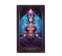 Oracle Cards, Beginners Tarot Cards, Fortune Telling Cards, Neon Oracle Deck, English Version Tarot, Divination Card Set, Fortune Telling Game 10.5x6.3cm for Family and Friends