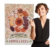 Oracle Cards - Set di carte mistiche creative per principianti con design artistico, carte di orientamento spirituale con scatola portatile, mazzo di predizione della, set di carte mistiche