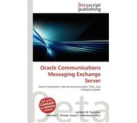 Oracle Communications Messaging Exchange Server: Oracle Corporation, Internet service provider, Telco, Java Enterprise System