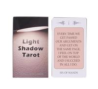 Oracle Deck, set di 78 carte per tarocchi con temi mistici, gioco spirituale di predizione della per adulti, lettura approfondita e divertimento per feste