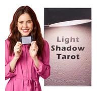 Oracle Deck, set di intrattenimento per tarocchi, gioco di divinazione, carte della per feste, strumento mistico per adulti, kit da 78 pezzi, tavola da lettura spirituale, carte scoperta del