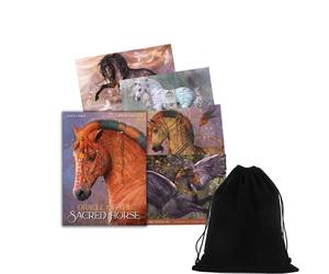 Oracle Delle Carte Sacre Del Cavallo E Guida Blue Angel Con Borsa