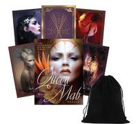 Oracle of Queen Mab Carte Faery Magic Deck Per Intuizione E Insight Con Borsa