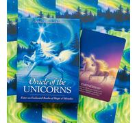 ORACLE OF THE UNICORNS Mazzo Di Carte Oracle Esoteriche Blue Angel Nuovo